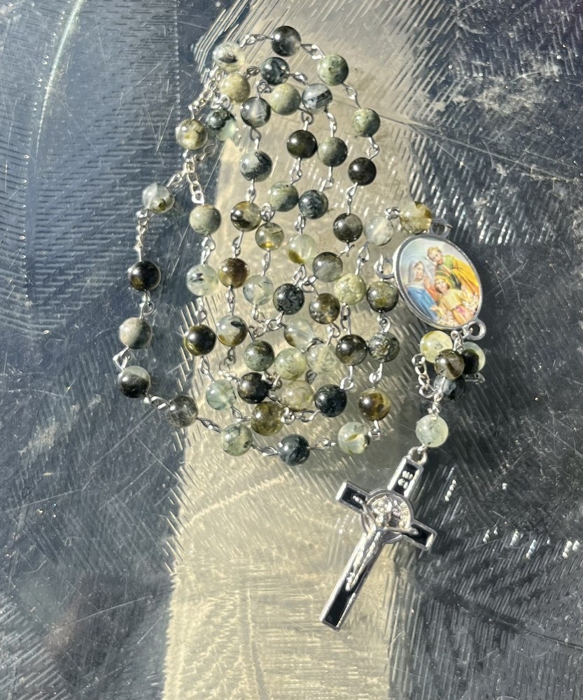 Prehnite Crystal Rosary