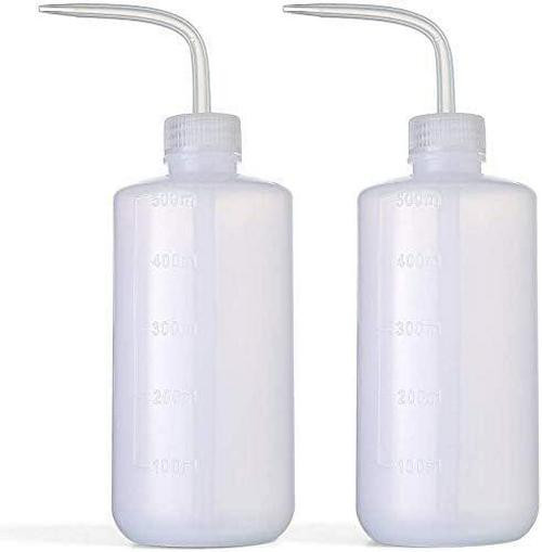 2PCS 500ml Tattoo Squeeze Bottle Diffuser Wash Lab Supply Plastic Squeeze Bottle