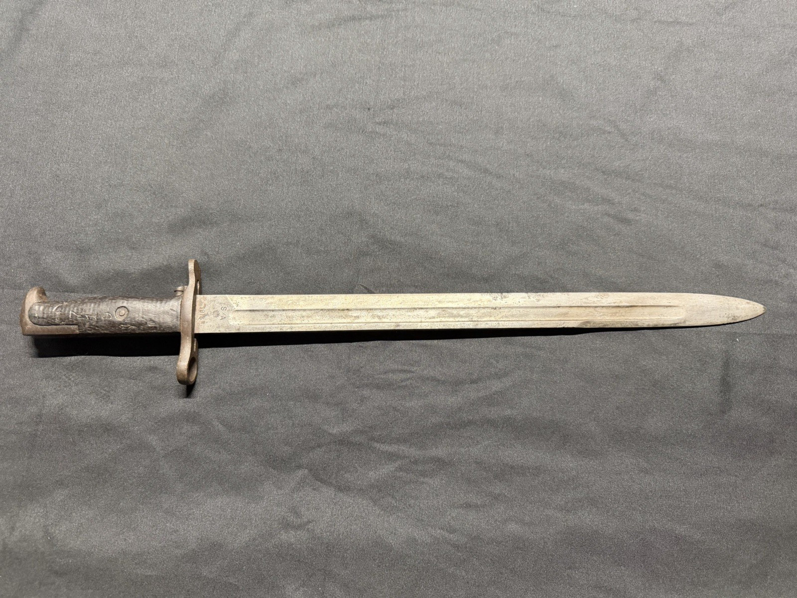 Pre- WWI WW1 US AEF Springfield Armory SA M1905 Bayonet! Dated 1913!