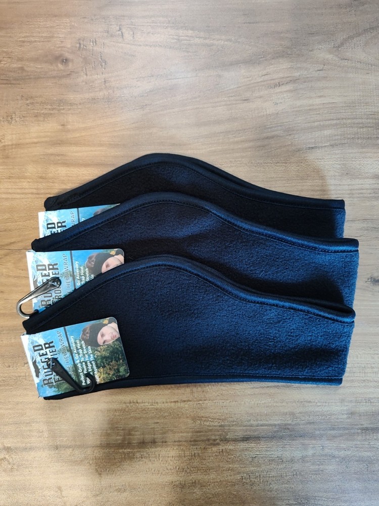 Rugged Frontier Fleece Headwrap  Black NEW