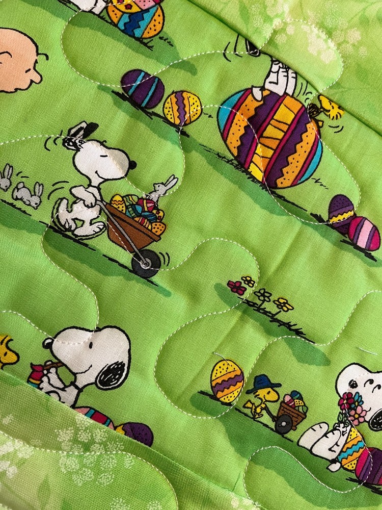 Handcrafted-Quilted Table Runner - It's a Charl Brown Easter - NEW 2026