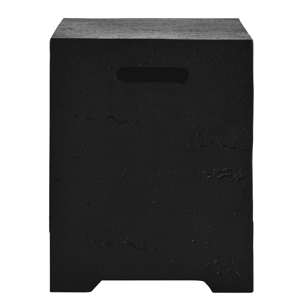 24'' Square MGO Propane Fire Pit Set 40000 BTU Outdoor Fire Pit Table