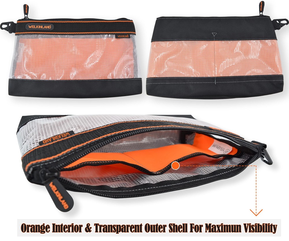 Clear Tool Pouch 4pcs Tool Pouches 13" Tools Pouch Zipper Tool Pouch Tool Pouch