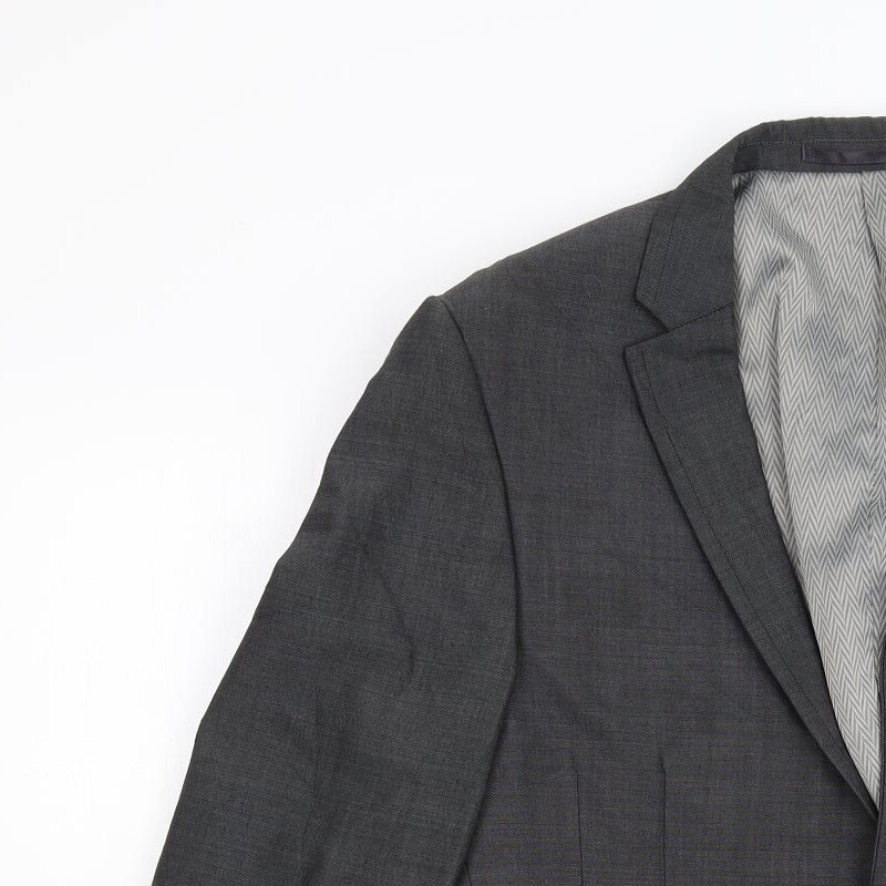 NEXT Mens Grey Wool Blend Suit Jacket Size 40