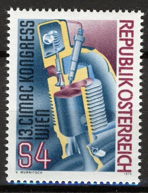 Austria 1979, Diesel engine VF MNH, Mi 1609