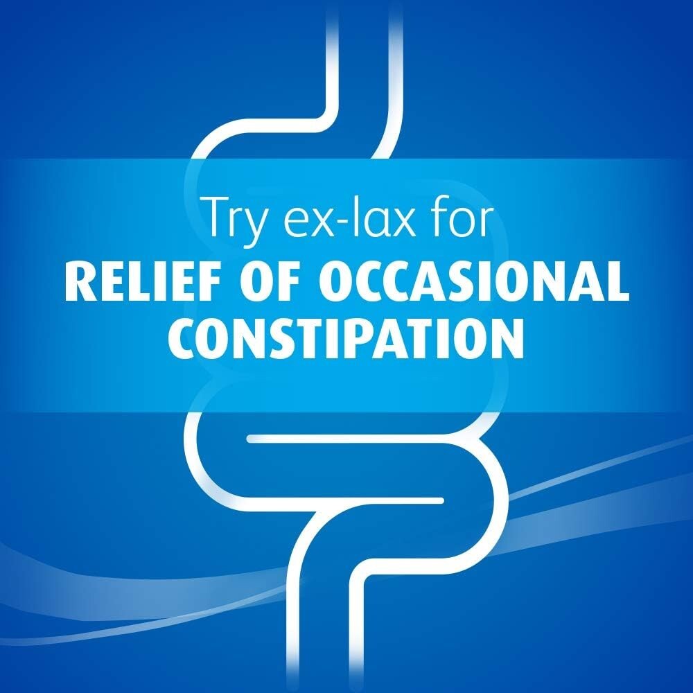 *Ex-lax Regular Strength Chocolated Stimulant Laxative Constipation Relief Pills