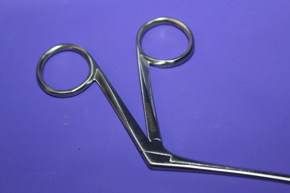 PS Stainless SCL 3" Angled Offset Surgical Surplus Satin Finish Scissors 6"