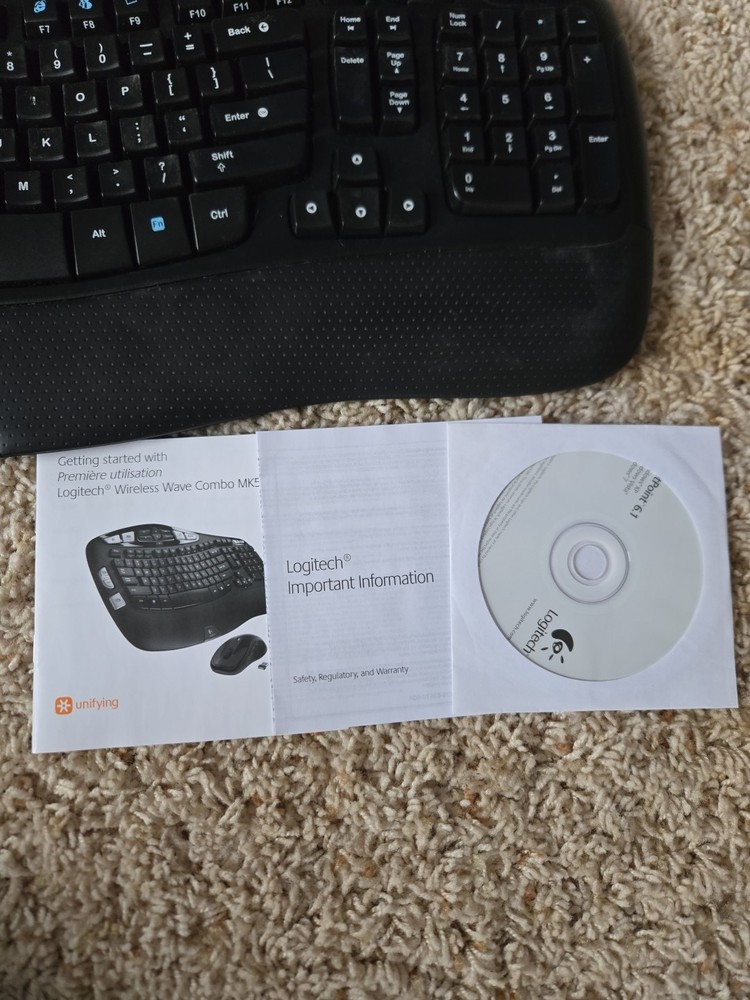 Logitech MK550 Comfort Wave Wireless Keyboard & Mouse Combo With Dongle Tested