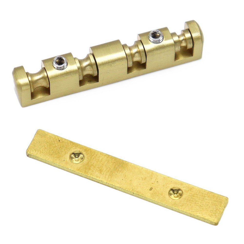 4 String Roller Bass Nut 38mm Split Regulation Adjustable Height Brass Nut