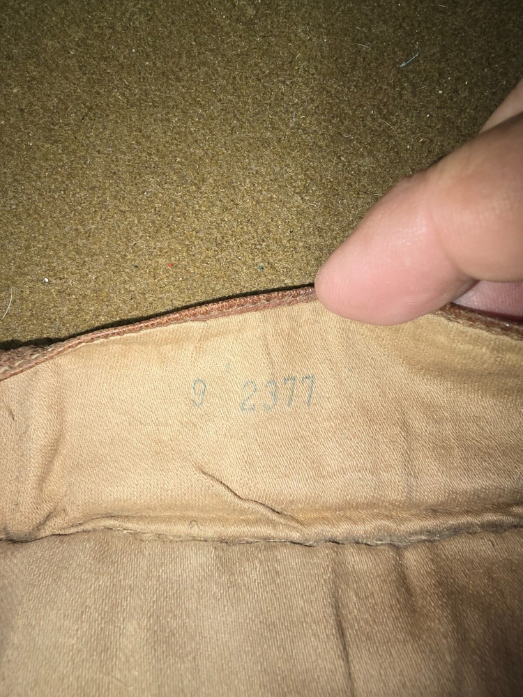 WWII Footgluv Brand Leather Slippers
