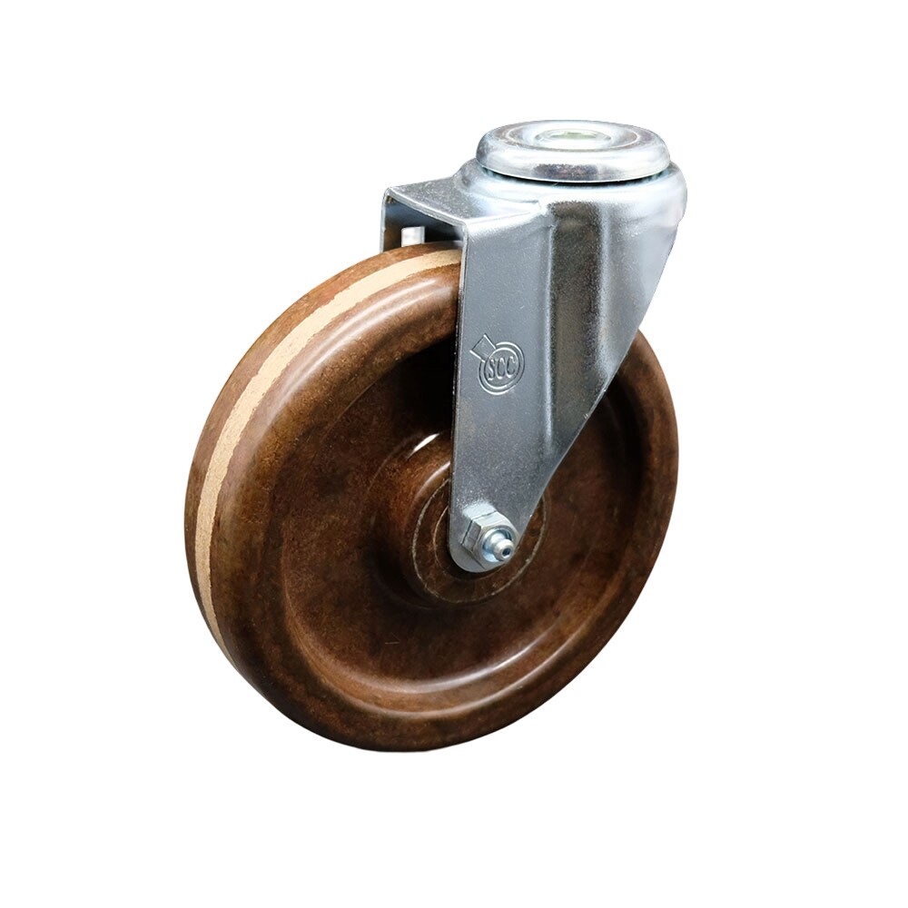 6 Inch High Temp Phenolic Wheel Swivel Bolt Hole Caster Service Caster Brand