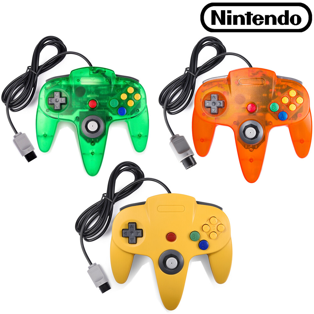 Wired N64 Controller For Nintendo 64 Video Game Console Gamepad Joystick Joypad