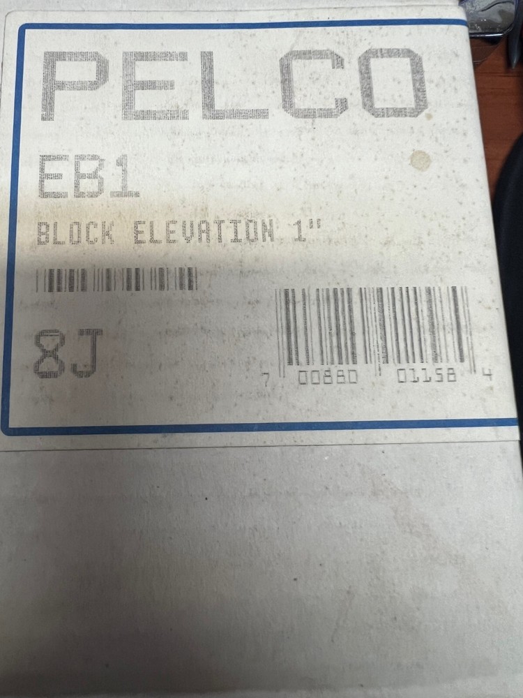Pelco EB1 Camera Block Elevation 1" New In Box
