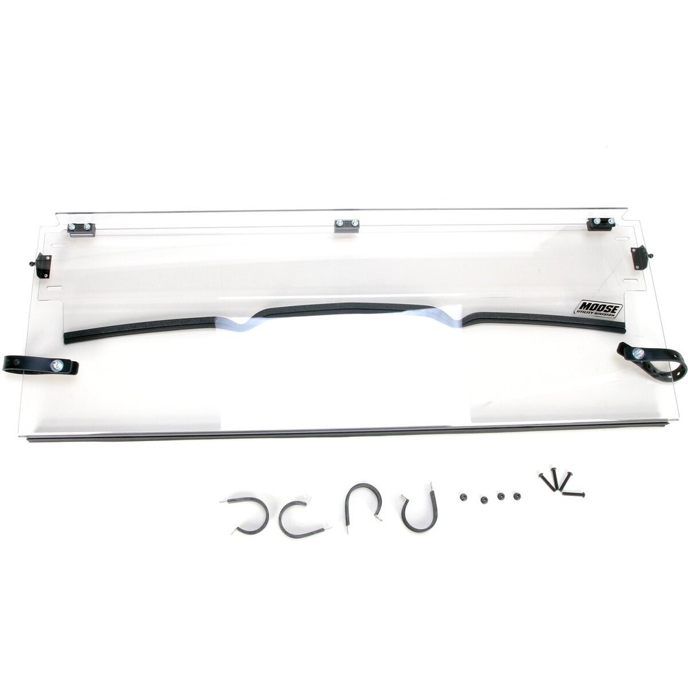 Moose Clear Full Folding Utility Windshield - 2317-0185