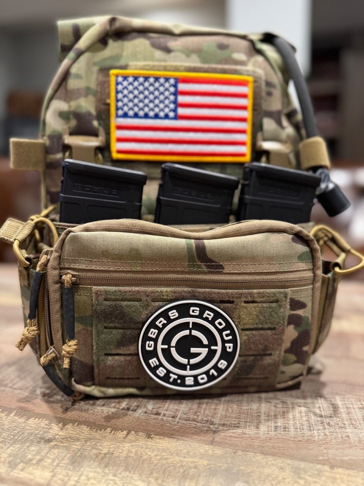 GBRS GROUP PVC Patch Hook Back—Glow in the Dark Luminous