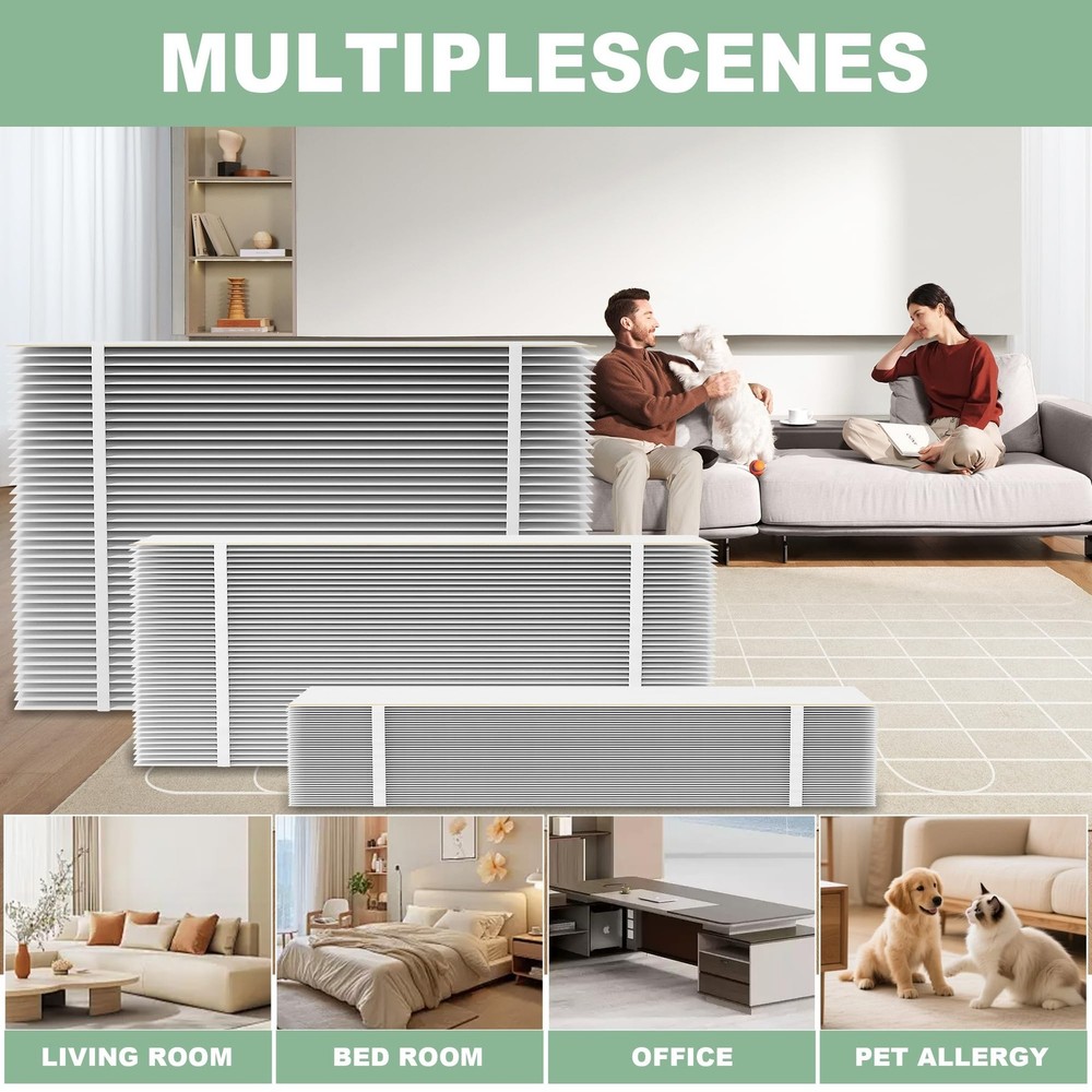 （2 Pack）201 Replacement Furnace Filter Compatible with A prilaire