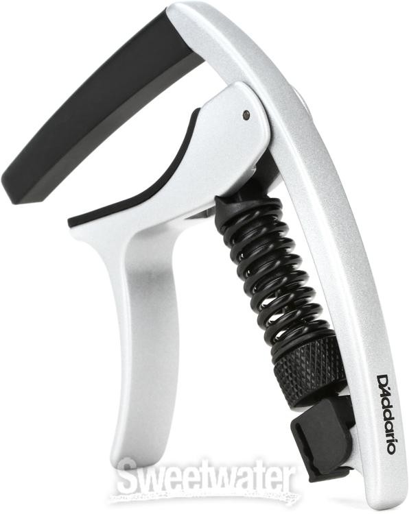 D'Addario NS Tri-Action Capo - Silver