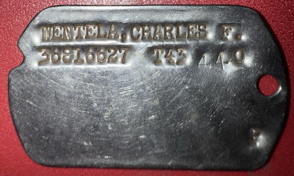 WW2 Dog Tag To 355th Engineer General Service Regiment Who Served In France (4)