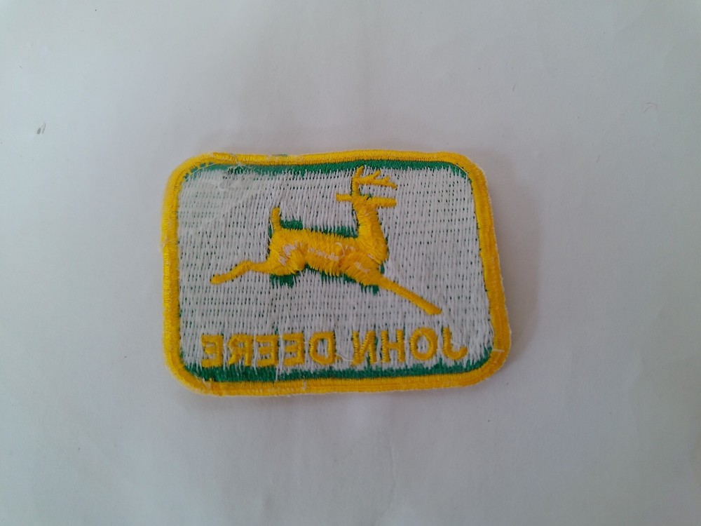 John Deere iron on patch 2 x 2 1/2