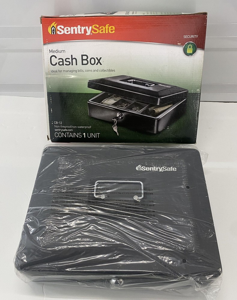 Sentry Safe Medium Cash Box CB-12
