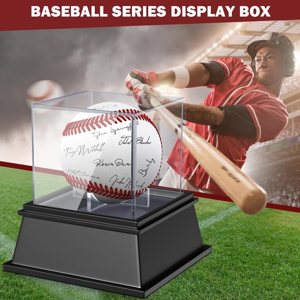 Leffis Baseball Display Case, Holder 1P Clear