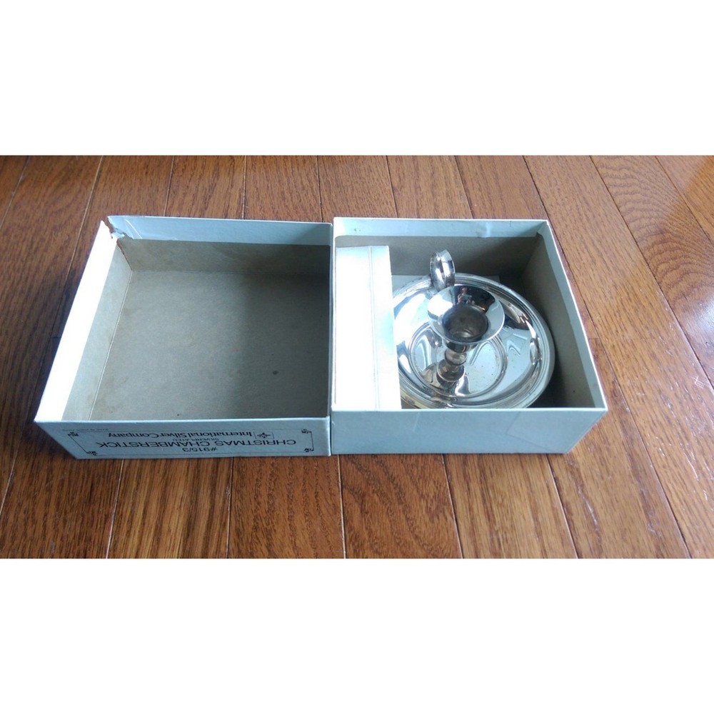 International Silver Company Christmas Chamberstick #915/3