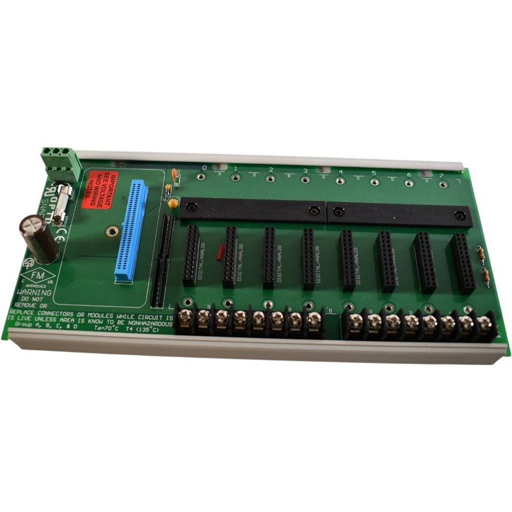 Opto 22 SNAP-B8MC 8-Module Rack w/Extra Terminal Block
