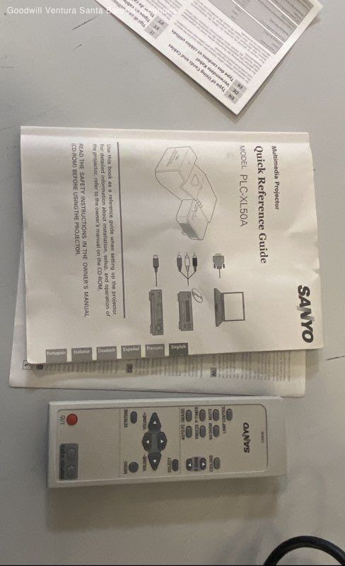 Nice Working Sanyo PLC-XL50A Conference Projector