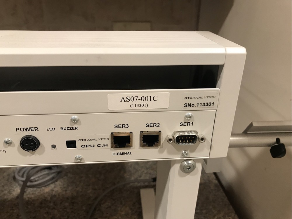 CTC Analytics Microcal Autosampler MXY 01-01B Please Read