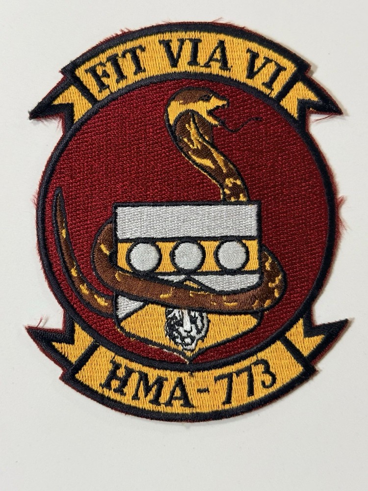 USMC Marine Light Attack Helicopter Squadron 773 (HMLA-773) “Red Dogs” Patch