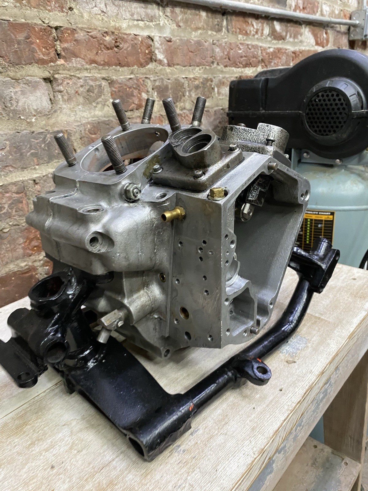 1983 Harley Davidson FXWG 1340cc Engine Cases Good Condition Matching Bellies