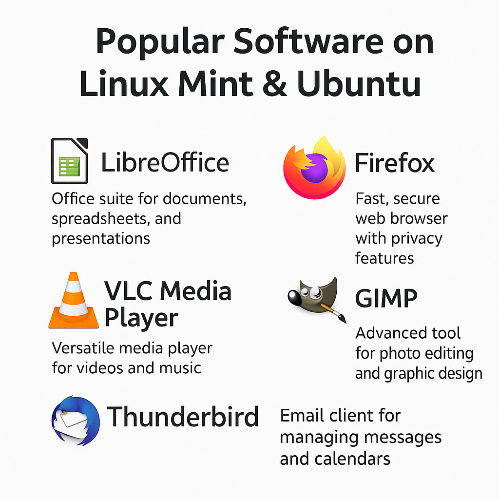 Linux Mint 22.2 Cinnamon + Ubuntu 24.04.3 LTS - Bootable / Live USB / 2-in-1