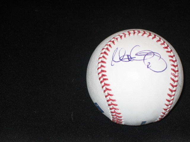 MATT GARZA DEVIL RAYS LEGEND AUTHENTIC HAND SIGNED AUTOGRAPHED OML BASEBALL