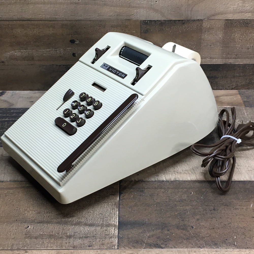 Vintage Victor Comptometer Adding Machine Calculator Model 7 82 54 *Needs Ink*