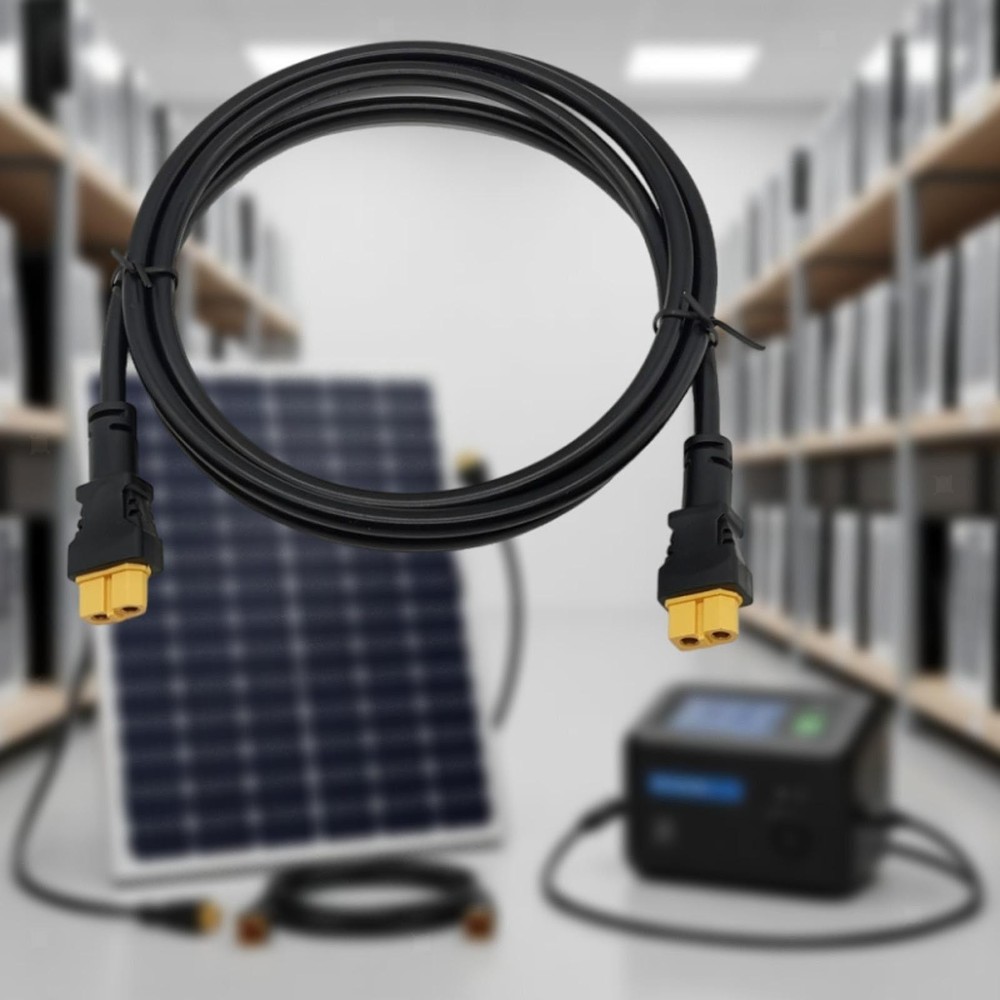 1.5M XT60 Solar Cable Solar Panel Connector Camping High Efficiency DIY Supplies