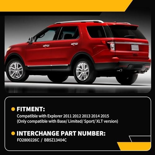 Tail Light Assembly Compatible with 2011-2015 Explorer Driver Side Rear Left