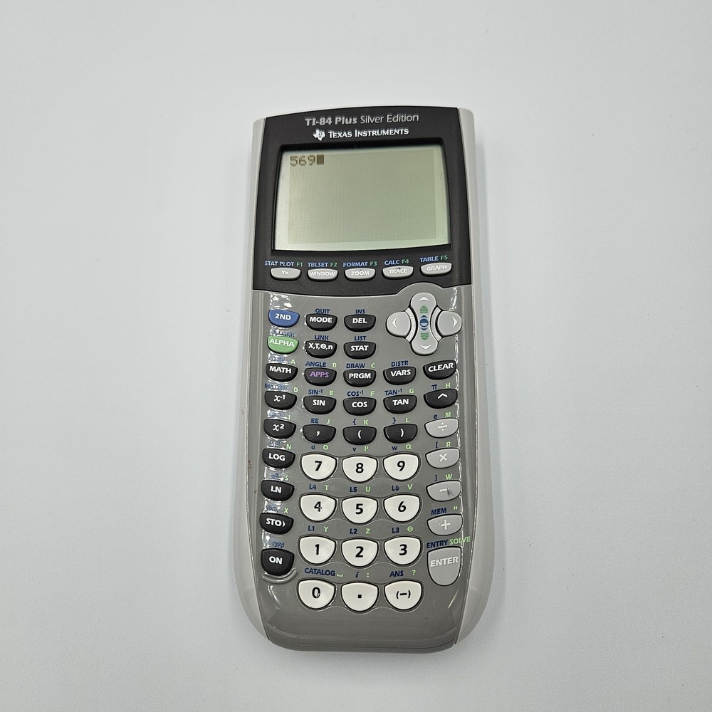 Texas Instruments TI-84 Plus Graphing Calculator Silver Edition