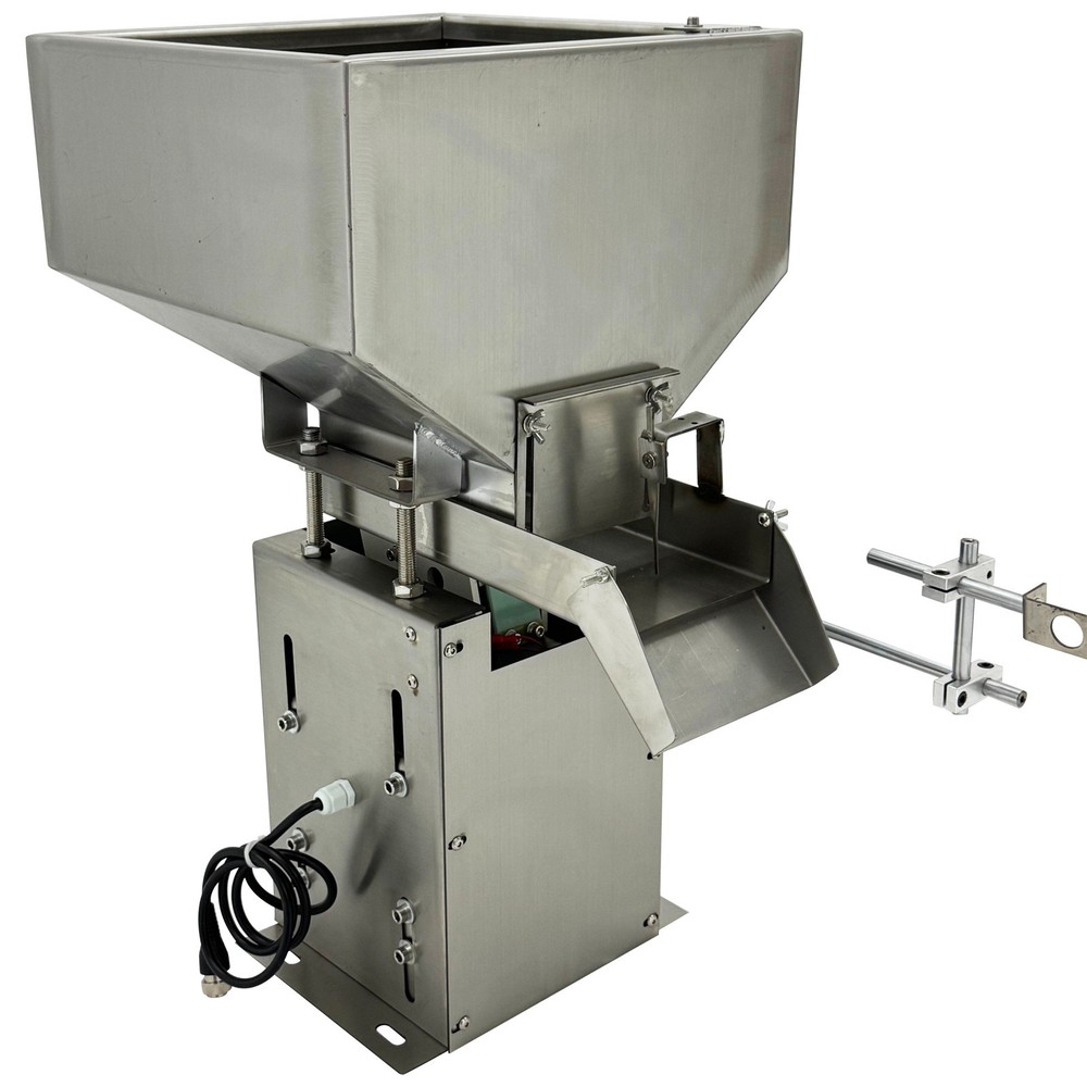 Automatic Disc Vibrating Feeder Square Silo Vibrating Disk Feeding Device 110V