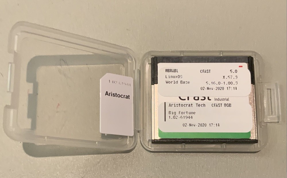 Aristocrat Software Big Fortune Cfast Helix Game