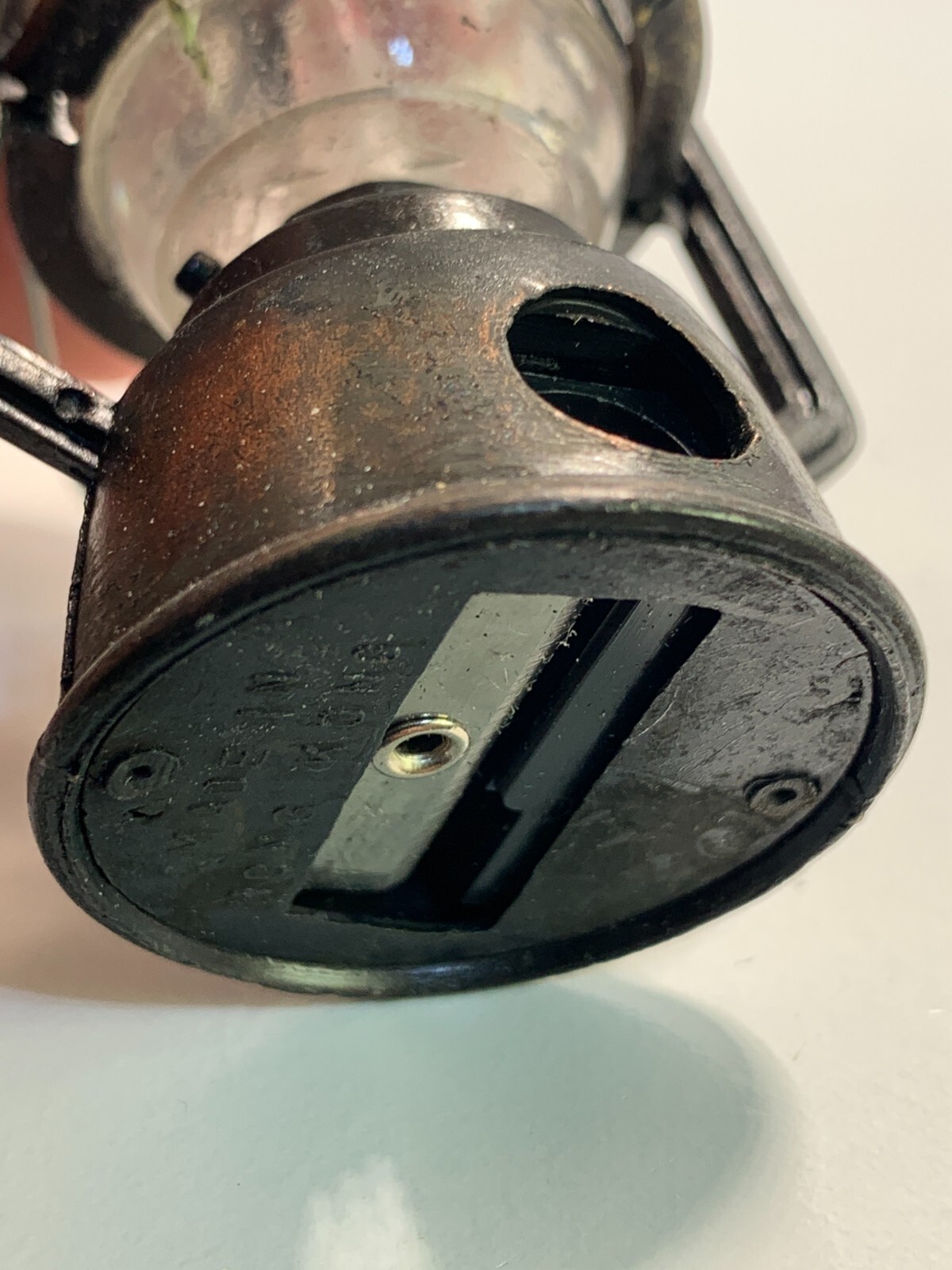 Vintage Die-Cast Pencil Sharpener Antique Style Oil Lantern PSD2