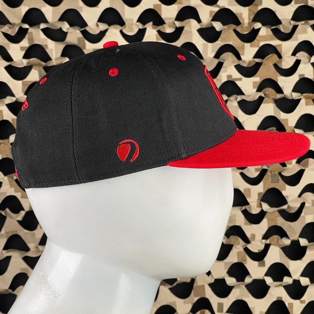 NEW Dye Ironmen Snap Back Hat - Black/Red