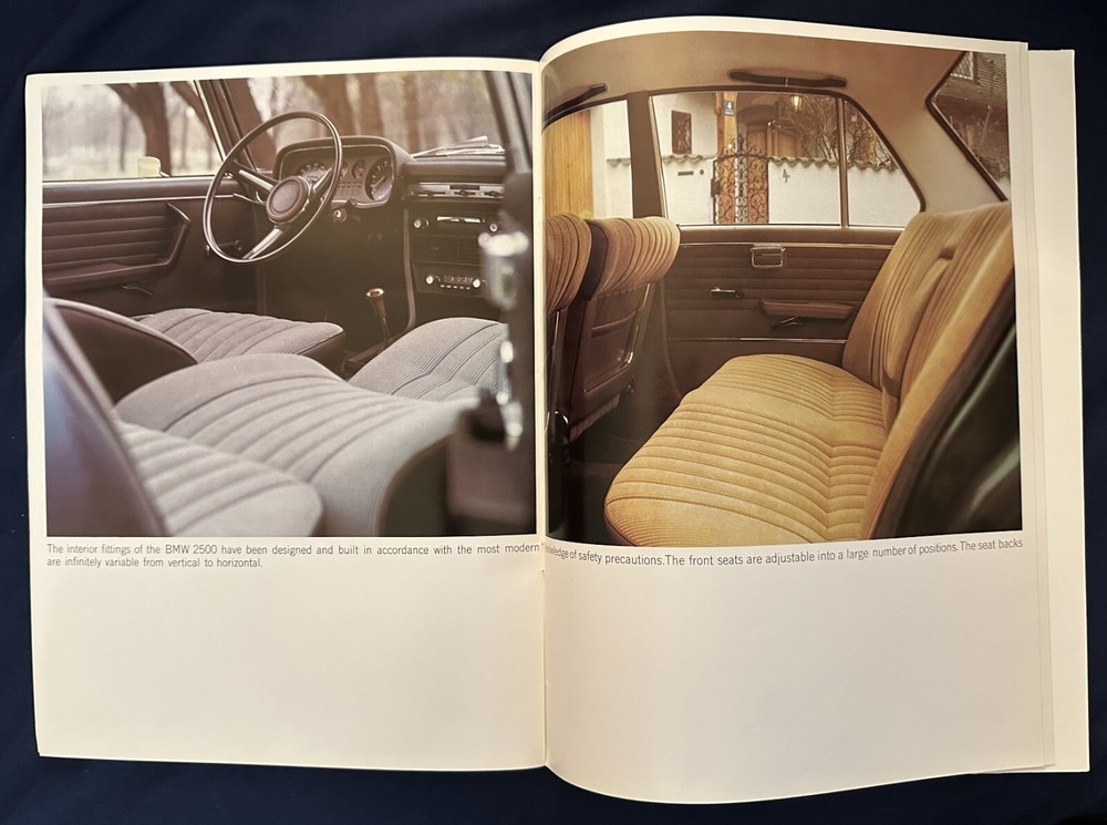 BMW 2500 sales brochure.