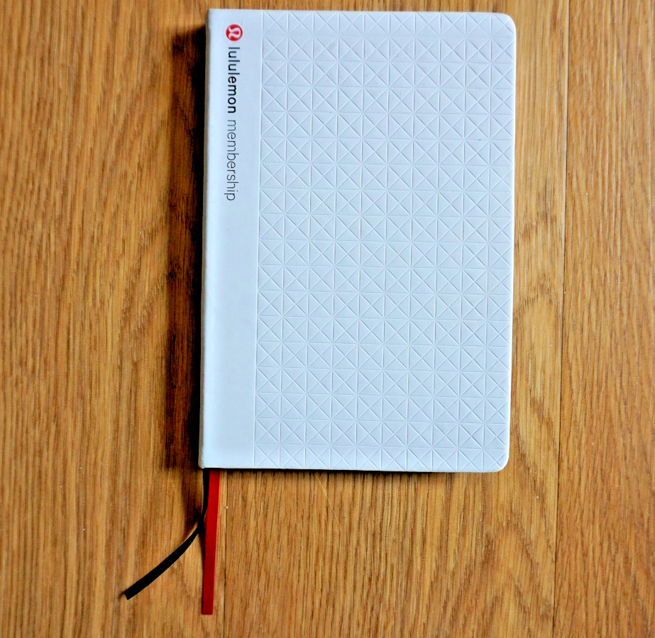 LULULEMON MEMBERSHIP WHITE JOURNAL NOTEBOOK NEW