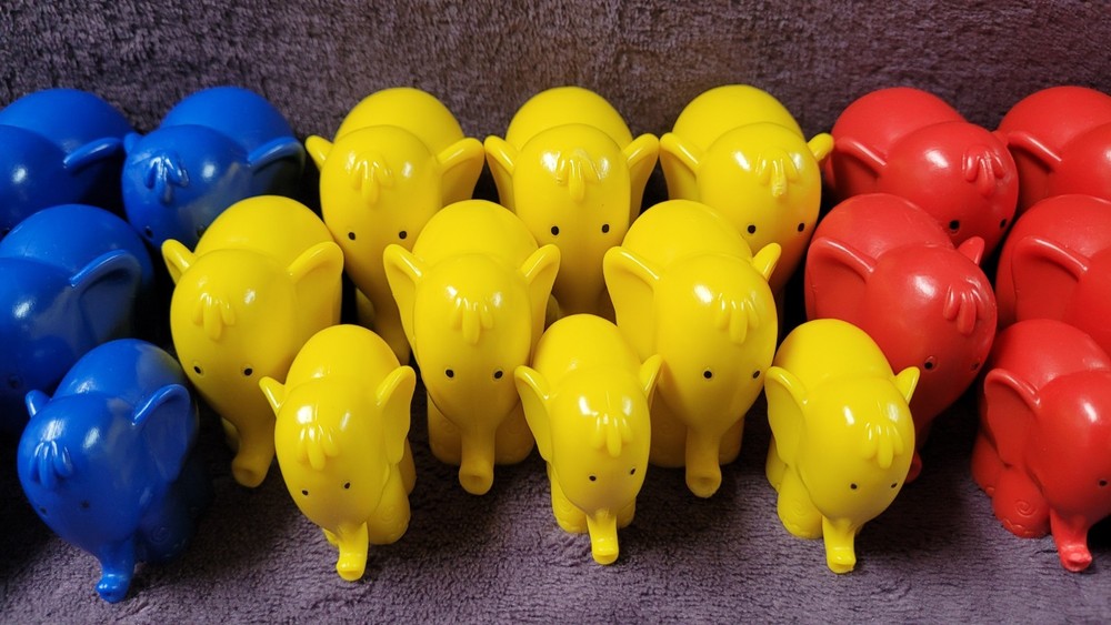 Lakeshore Math Elephants Sort Count Elephants 26 Pieces Replacement Pieces