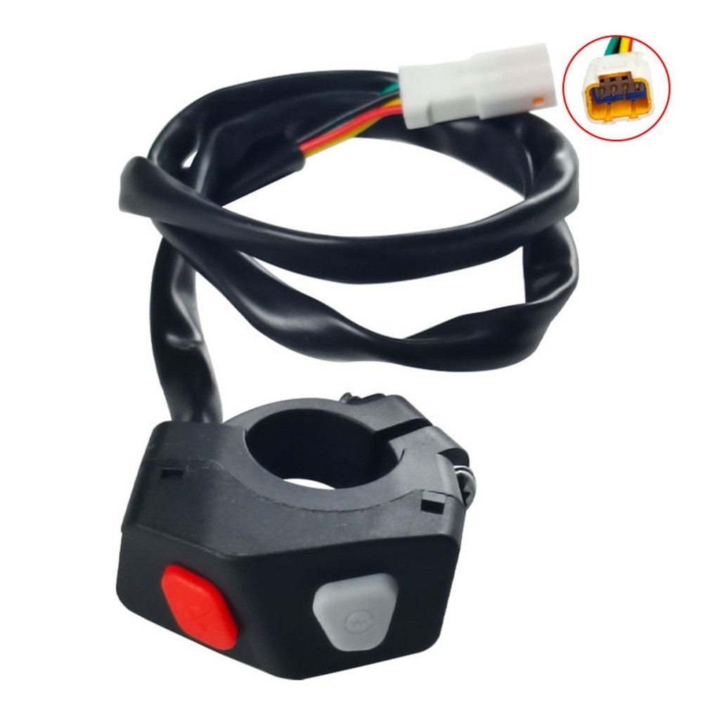 Robust Construction Motorcycle Handlebar Switch with Fog Light Control