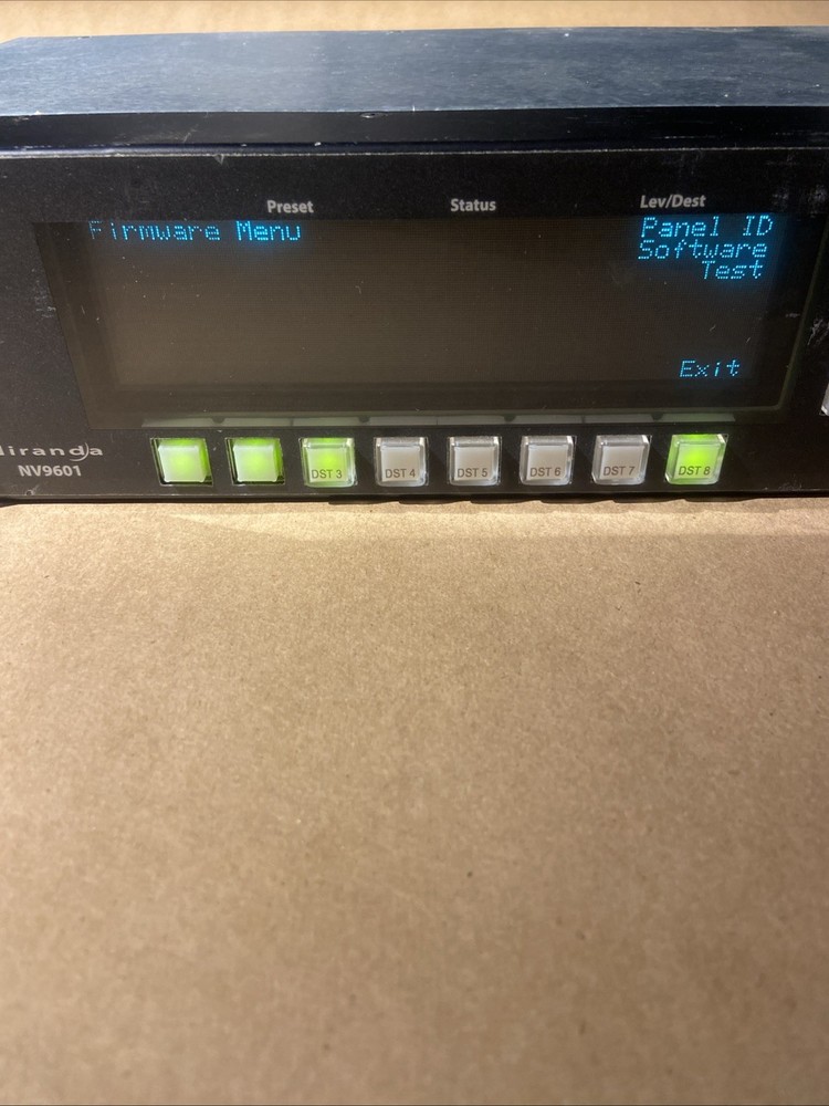 Miranda Technologies NV9601 Control Panel NVISION 9000 Router Control Eystem