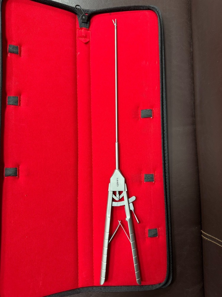 ELEVEXA Laparoscopy 3mm Needle Holder Straight Laparoscopic Variable Length