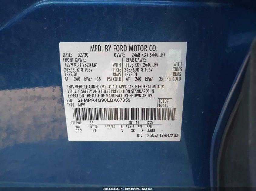 Speedometer Cluster MPH Fits 19-24 EDGE 1686904