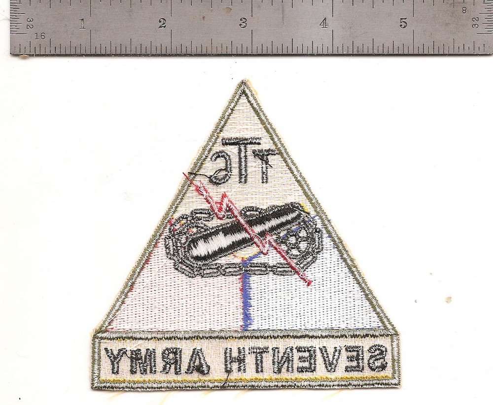 #352 US ARMY TTC 7TH ARMY PATCH ARMOR TRAINING CENTER