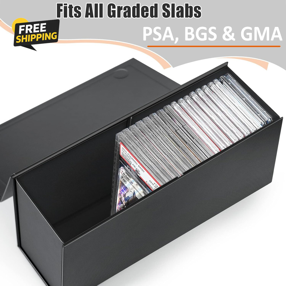 PSA Graded Card Storage Box PSA Graded Card Storage Holder Container Slabs